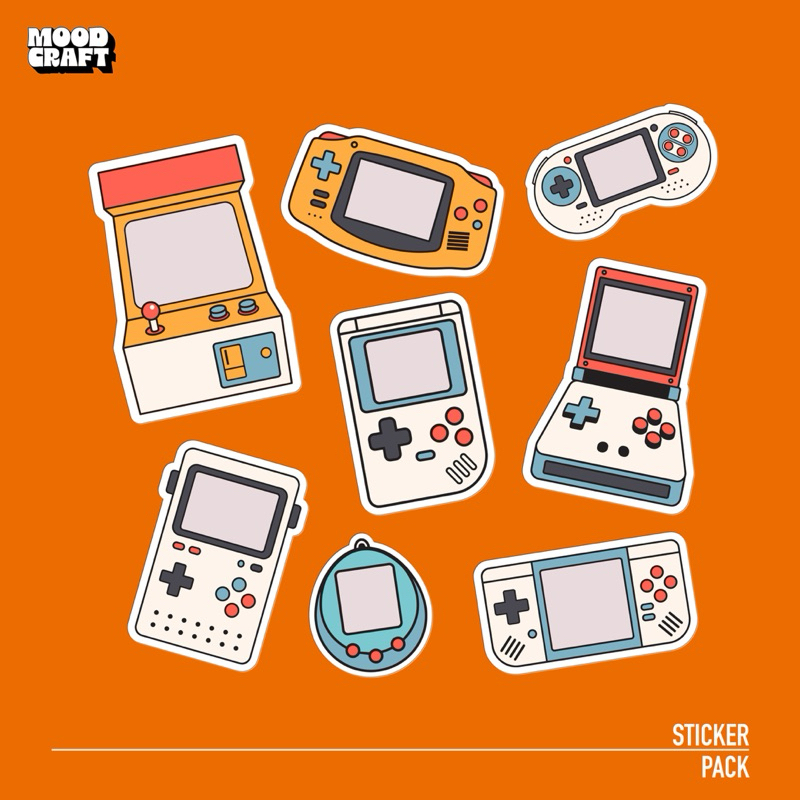 

Sticker Vinyl Konsol Game Klasik - Sticker Pack | SP - 035