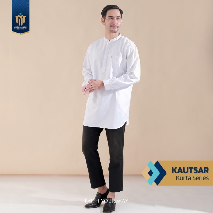 Muslimadani Kurta Baju KAUTSAR Koko Dewasa Kemko Lengan Panjang