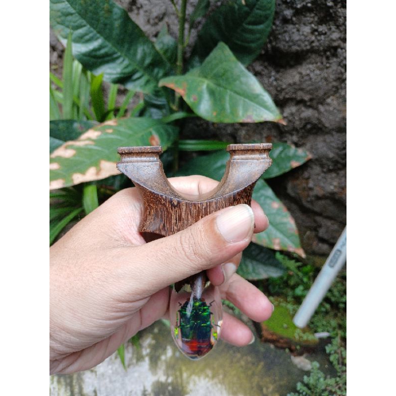 Katapel Samber lilin kayu Galih Johar