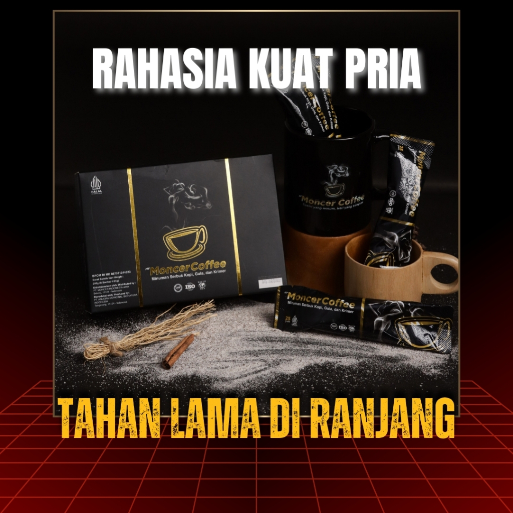 

MONCEER COFFEE ORIGINAL KOPI MOCER PENUNJANG PERFORMA PRIA DEWASA KUAT TAHAN LAMA TANPA EFEK SAMPING