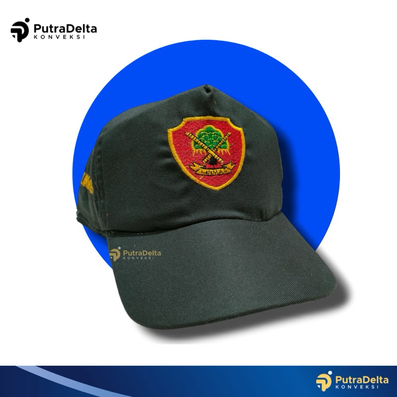 Topi Linmas terbaru, Topi Satlinmas abu abu polos