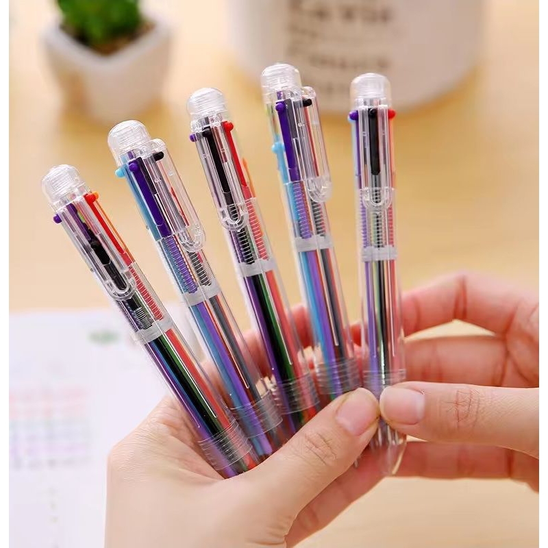 

Pulpen banyak warna (6 warna) anak sekolah/dewasa