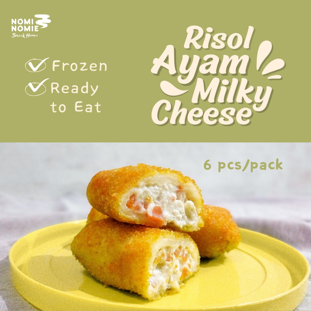 

Risol Ayam Milky Cheese by NomiNomie | Risoles | Keju | Creamy | Melted