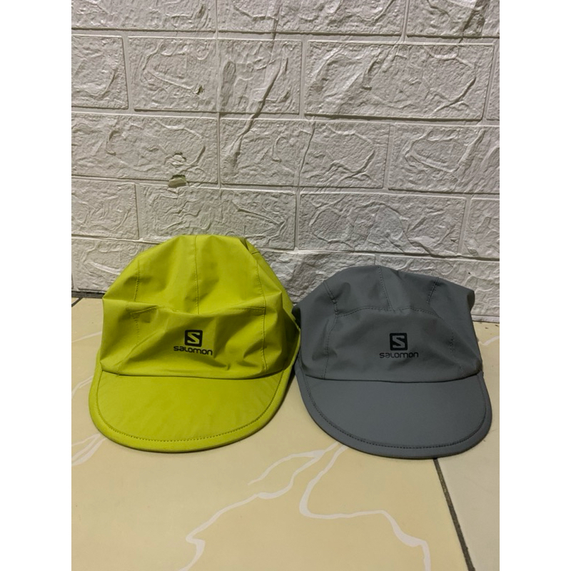 salomon running cap gtx / topi lari outdoor / topi trail running salomon waterproof