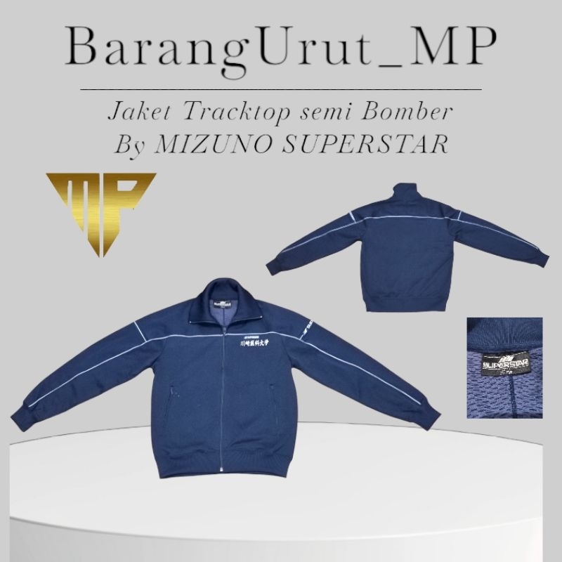 Jaket Tracktop brand MIZUNO SUPERSTAR Second Original
