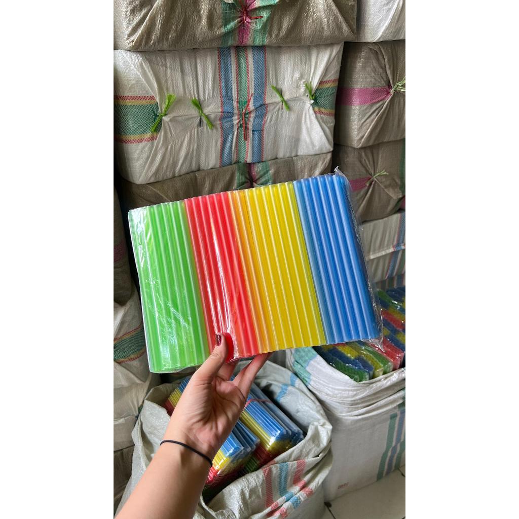 Sedotan besar Bening/Sedotan pop ice bening