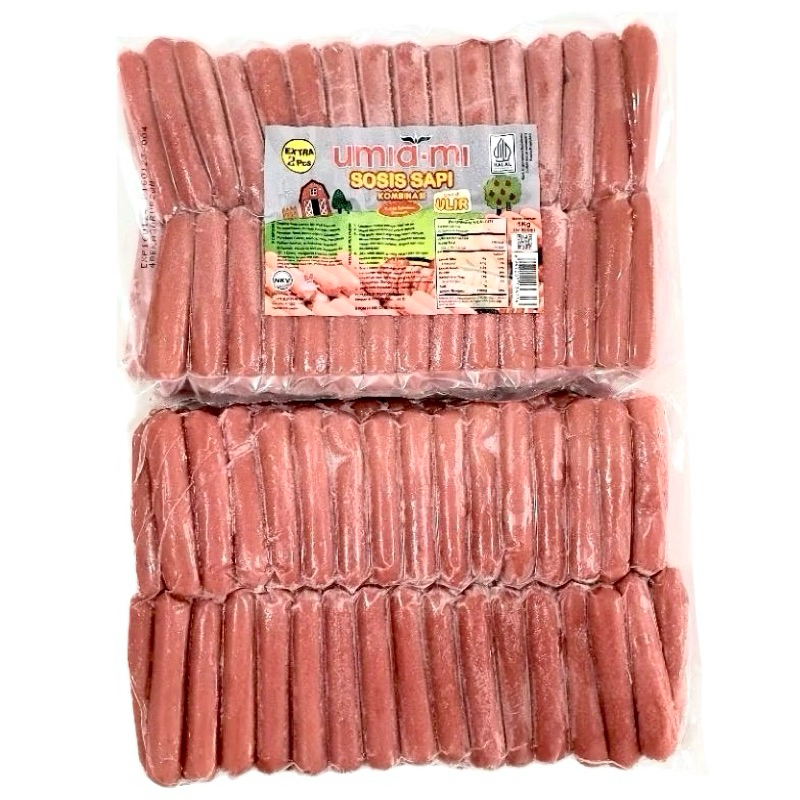 

Umiami Sosis Sapi 1kg isi 60 pcs