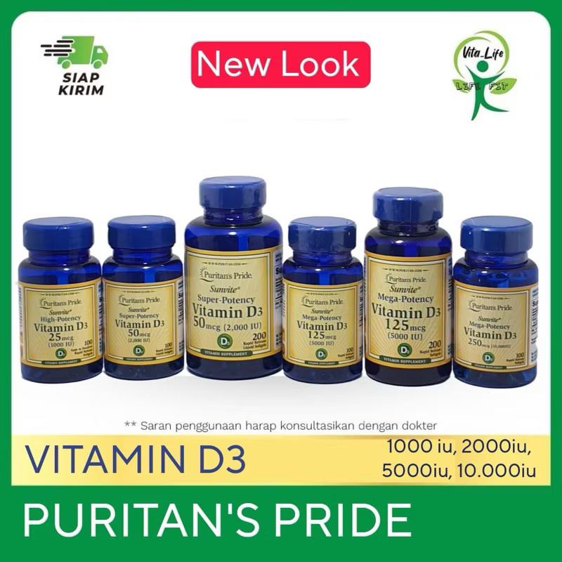 PURITAN PRIDE VITAMIN D3 - ORIGINAL USA