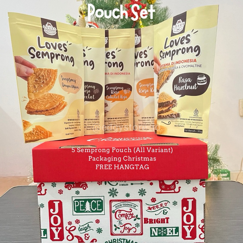 

Paket bundling hampers loves semprong pouch christmas xmas natal