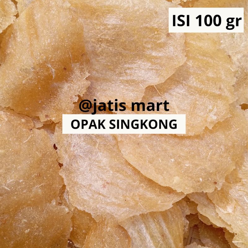 

Opak singkong 100 gr mentah rasa original asin gurih