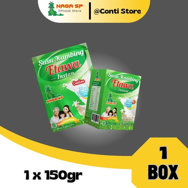 

Susu Kambing Etawa Bubuk Naga SP Sachet/Susu Lansia Untuk Tulang Dan Sendi