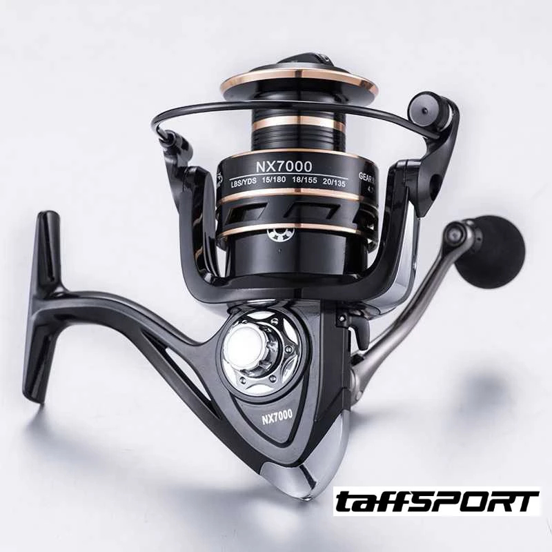 TaffSPORT Gold Sharking NX Series NX2000 NX4000 NX6000 Rel Real Rol Ril Gulungan Reel Pancing Murah 