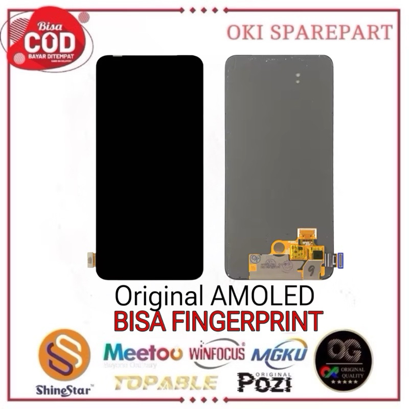 LCD OPPO K3 REALME X RENO 2F 2Z AMOLED BISA FINGERPRINT
