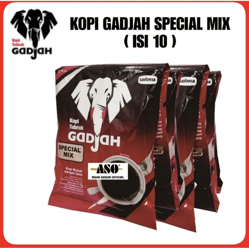 

Kopi Gadjah Spesial Mix Renceng (Isi 10) PROMOOO!!!