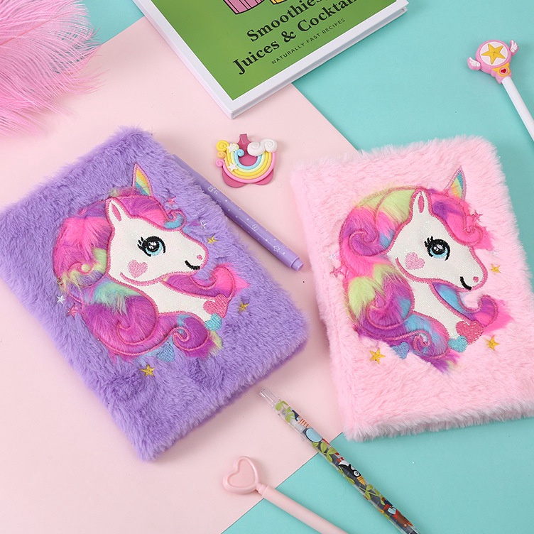 

Hemat Menarik READY Notebook Unicorn Buku Tulis karakter Diary Unicorn Kitty A5 Buku unicorn bulu kado ultah Anak Perempuan