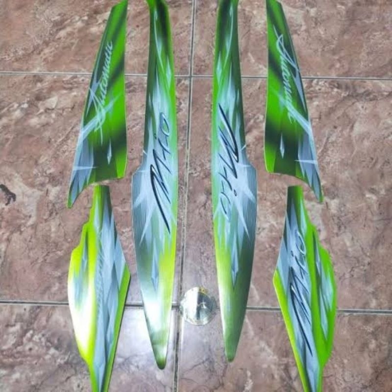 Striping List Body Yamaha Mio Smile Hijau/Stiker Mio Smile Hijau