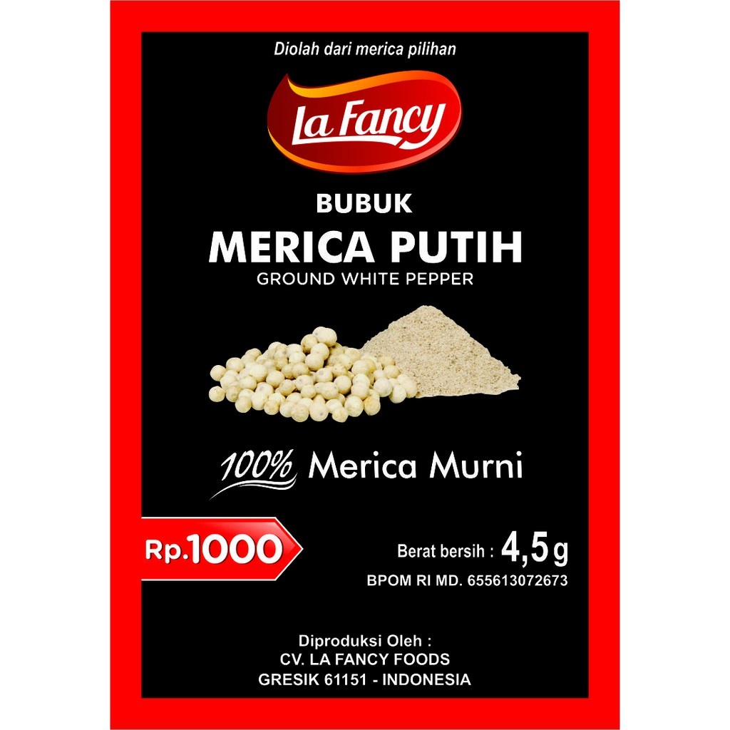 

La Fancy Foods Merica Putih (6 &12 saset)