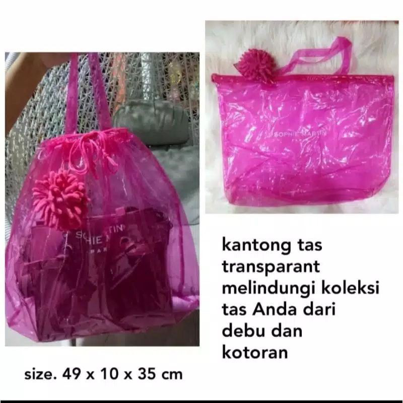 KANTONG TAS TRANSPARANT SOPHIE MARTIN Tas sophie martin
