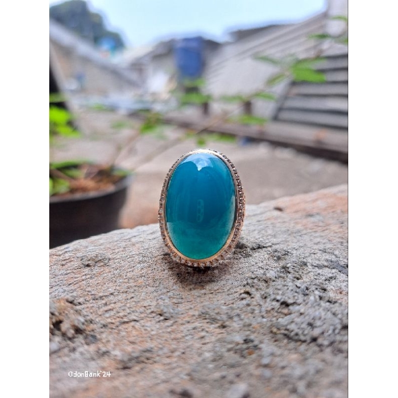 Bacan Doko Ring Perak Microsetting