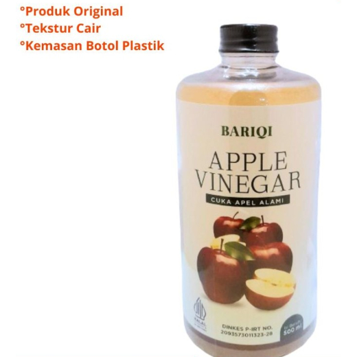 

CUKA APEL ORIGINAL ORGANIK 500ML / APPLE CIDER VINEGAR / CUKA SARI APEL AKARLANGIT