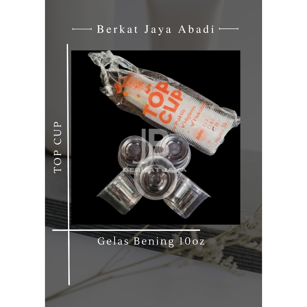 GELAS PLASTIK GELAS POP ICE GELAS Merk Top Cup