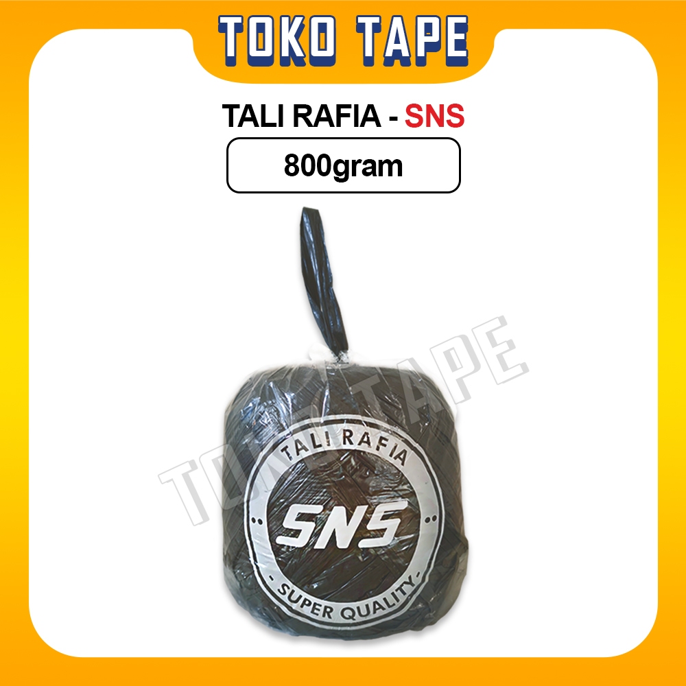 

TALI RAFIA 1KG HITAM SNS KUALITAS SUPER