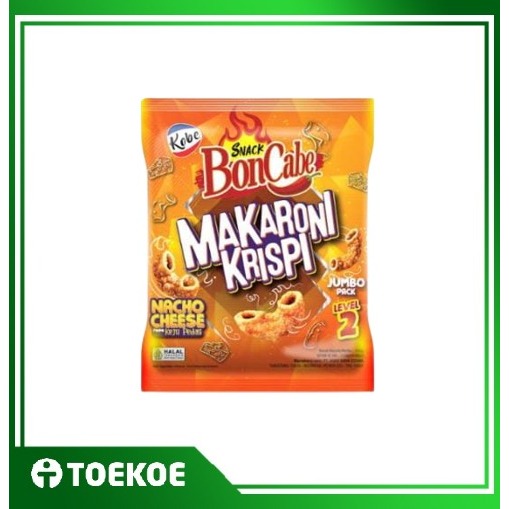 

TOEKOE Makaroni Krispi BonCabe Level 2 Rasa Keju Pedas