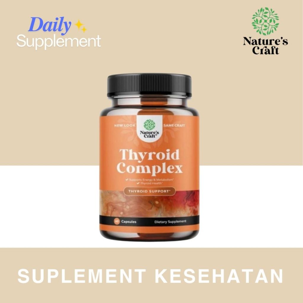 Nature Nature's Craft Thyroid Complex - 60 Capsules for Men & Women