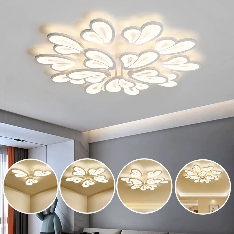 Lampu Plafon Lampu Hias Plafon Lampu Kamar Tidur Lampu Kamar Lampu Hias Plafon Meja Kepala LED 3 War
