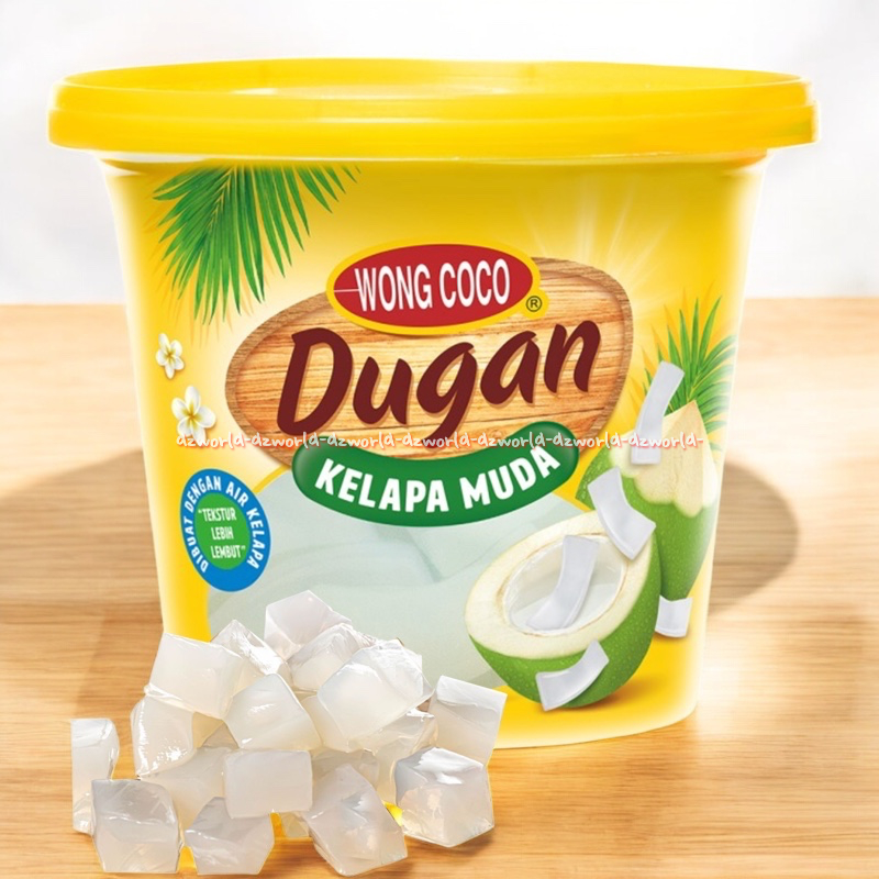 

Wong Coco Dugan 1kg Nata De Coco Rasa Cocopandan Dengan Air Kelapa Tanpa Pemanis Buatan