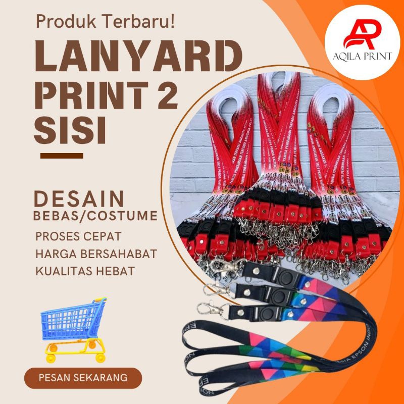 

Kalung ID CARD Custom / LANYARD Custom Cetak 2 Sisi