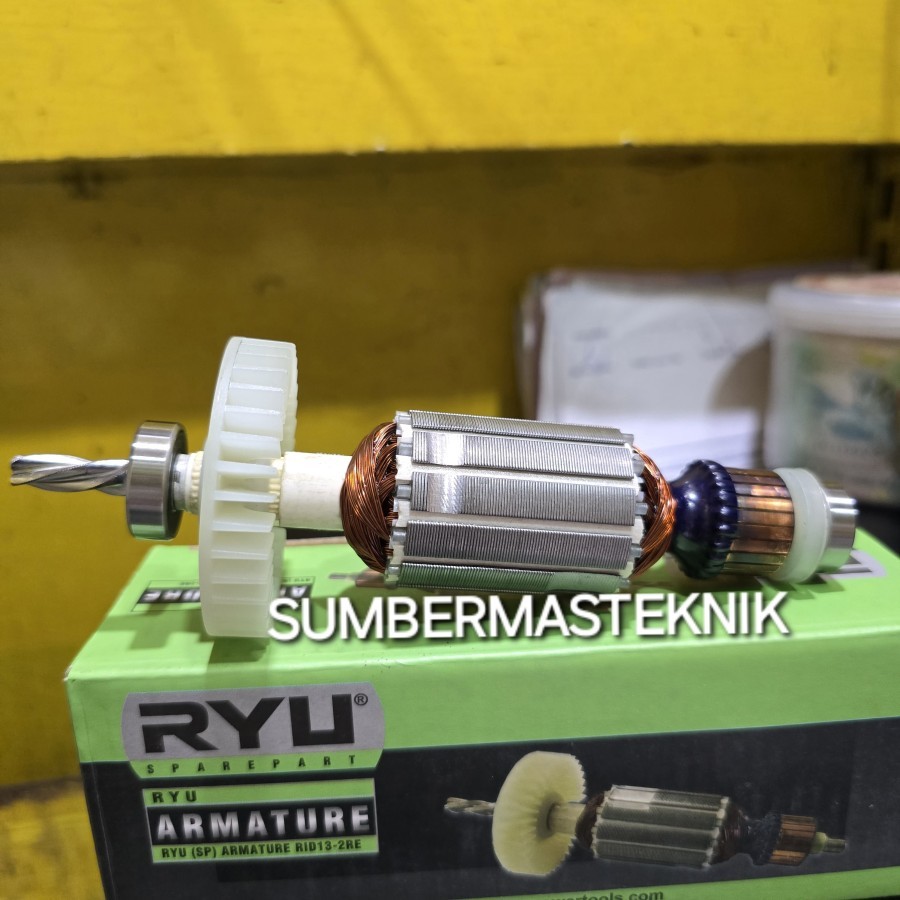 ARMATURE RYU RID13-2RE ANGKER ROTOR MESIN BOR 13MM RYU RID 13-2RE RYU RID13 2RE ORIGINAL
