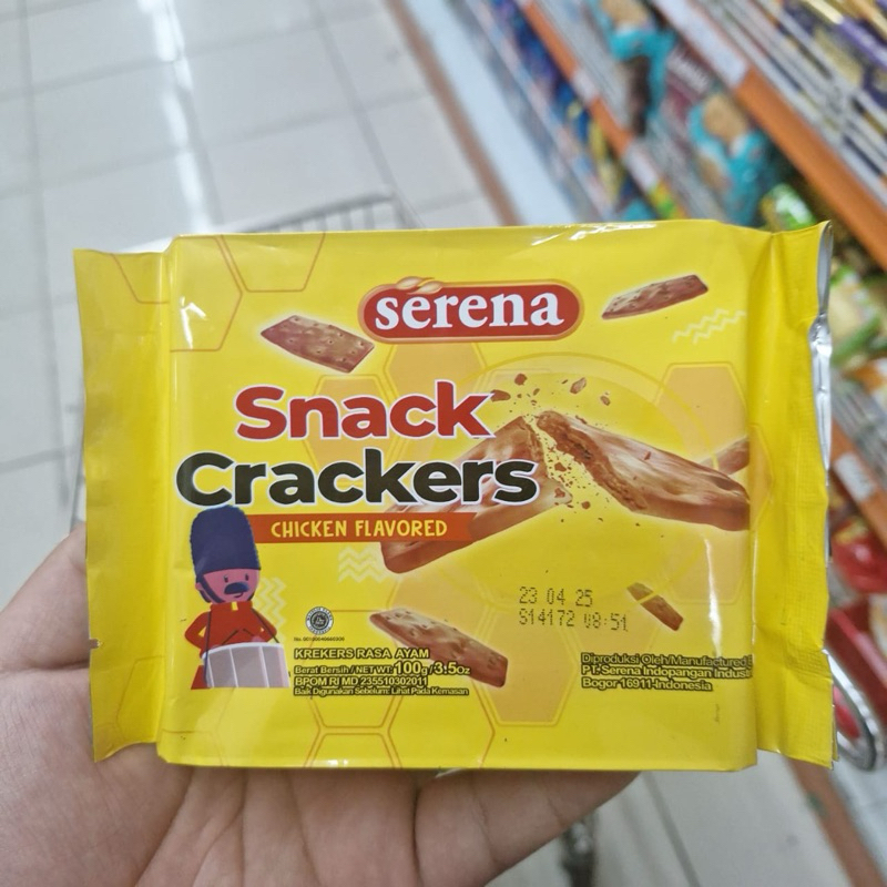 

SERENA SNACK CRACKERS chicken 100gram