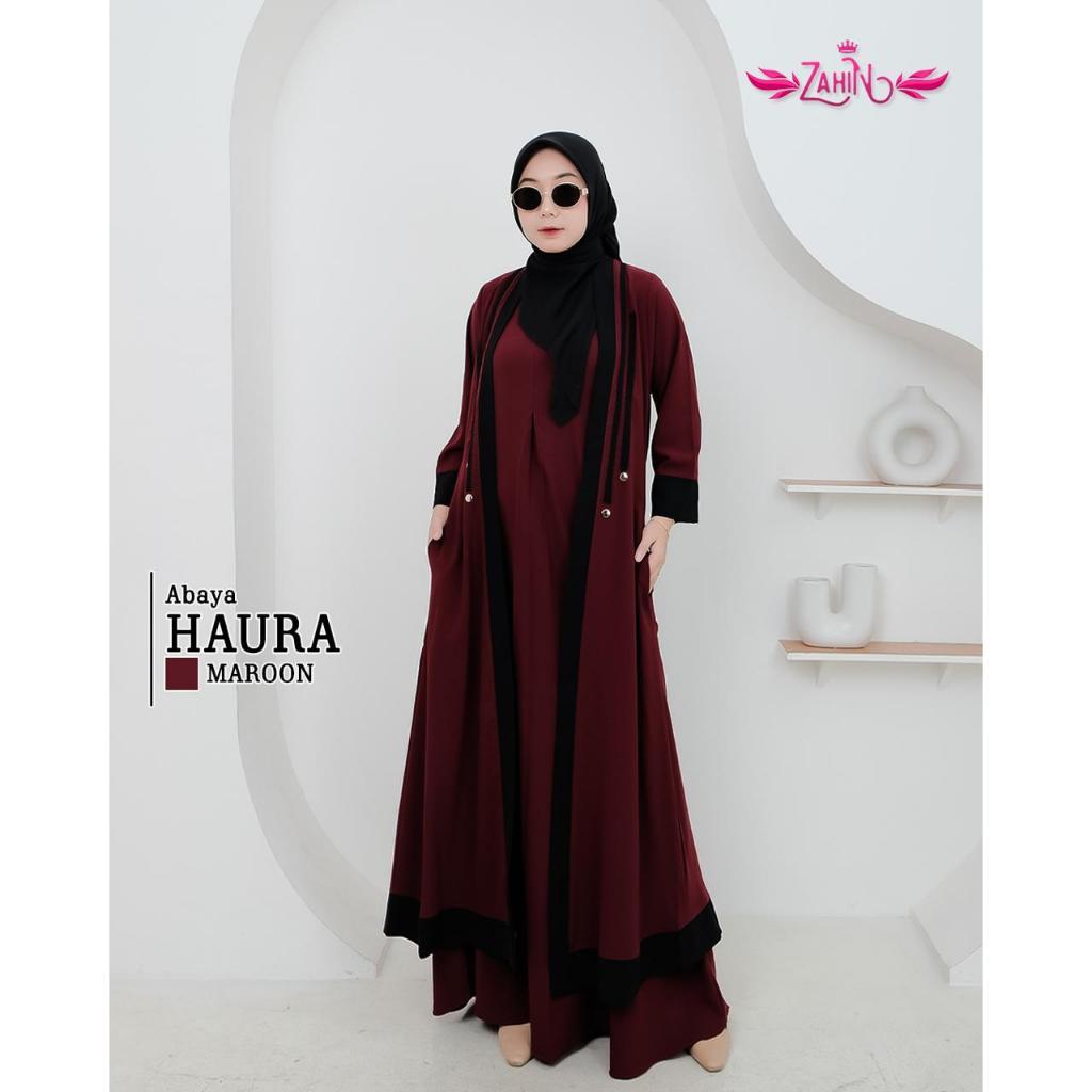 Haura Abaya By Zahin || Abaya Sabrina Premium || Abaya Terbaru Zahin