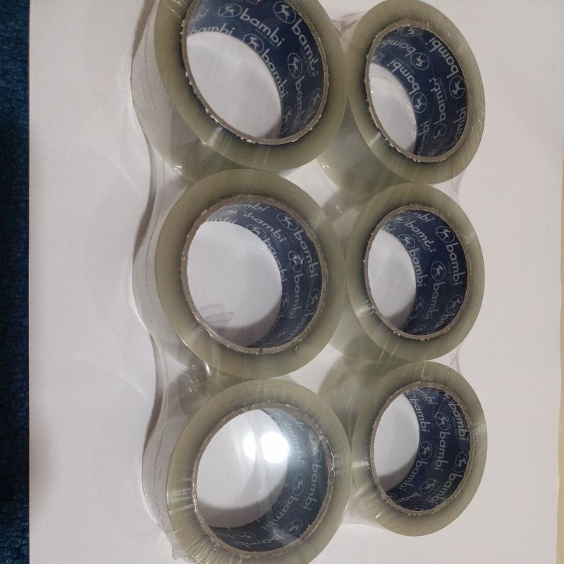 

Lakban Bening Set 6pc 48 Yard Berkualitas