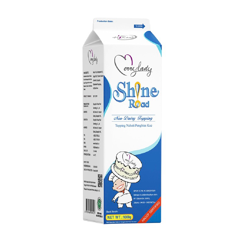 

INSTANT Shineroad whipping cream shine road non dairy whip cream krim kocok