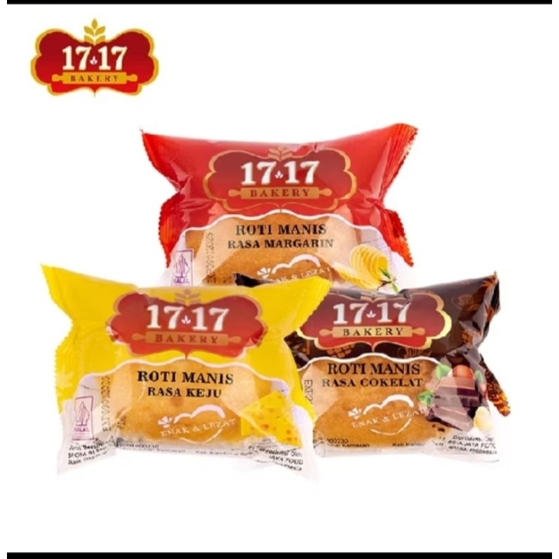 Roti 1717 bakery enak lezat karton