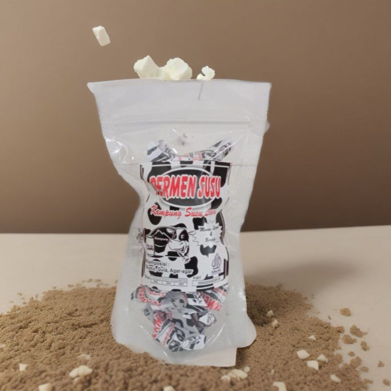 

Permen Susu kemasan 200gr/Milk Candy/ Permen susu - Susu alami - permen lembut