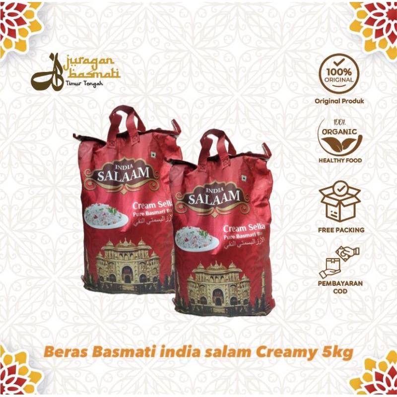 

Beras Basmati India Salam Creamy 5kg