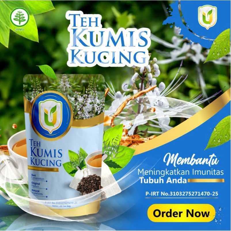 

Teh Celup Herbal Kumis Kucing Isi 20 Membantu Mengurangi Masalah Batu Ginjal Radang Payudara Kencing Manis dan Memperlancar Pengeluaran Air Kemih Teh Herbal Naila