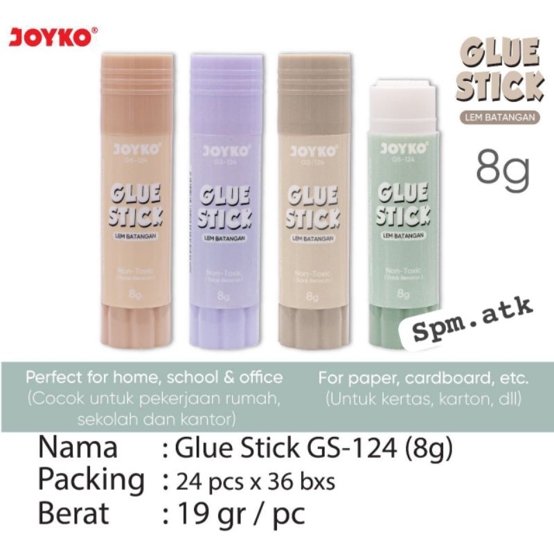 

Promo ( 24 Pcs ) Lem Stik Joyko GS-124