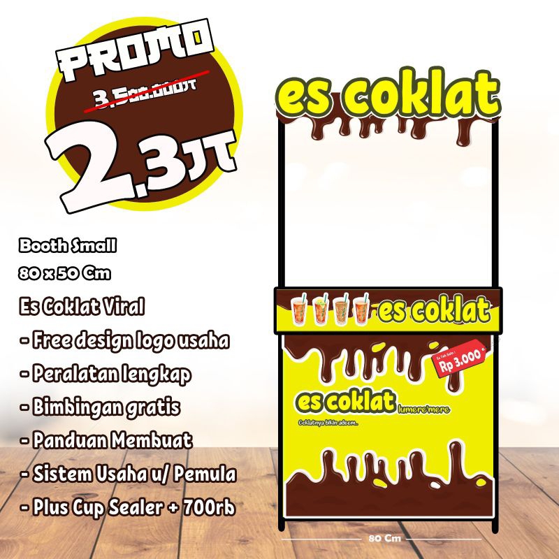 

Paket usaha es cokelat