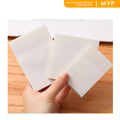 

MVP Sticky Notes Transparan 50 lembar Tahan Air Transparent Kertas Memo Kertas Tempel