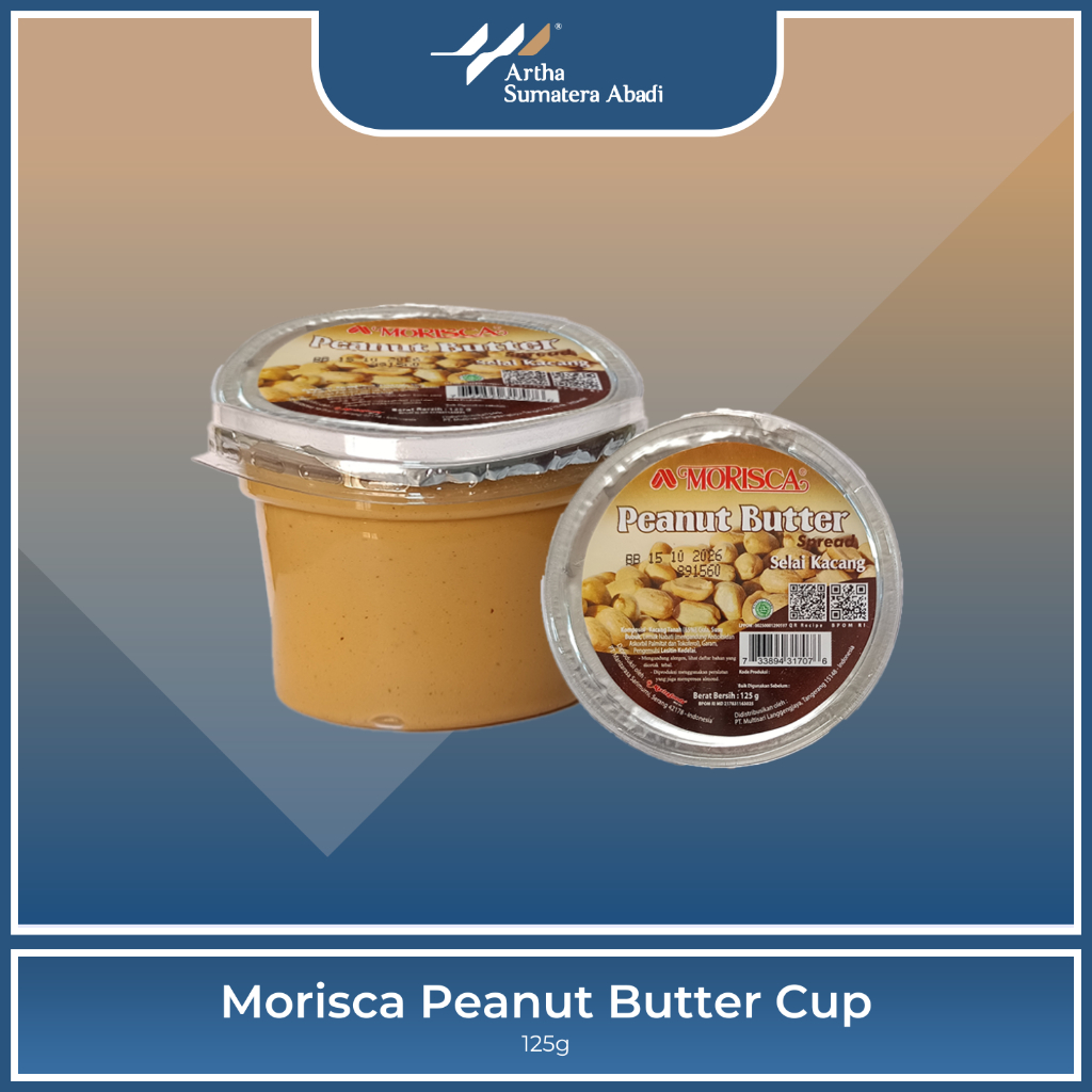 MORISCA PEANUT BUTTER 125GR