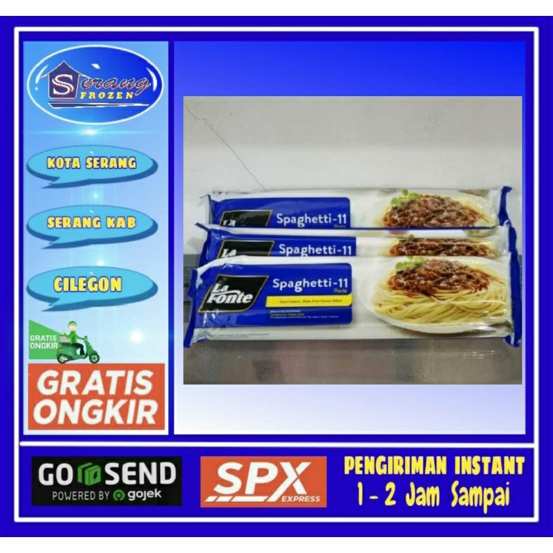 

La Fonte Spaghety 450g, Serang Frozen