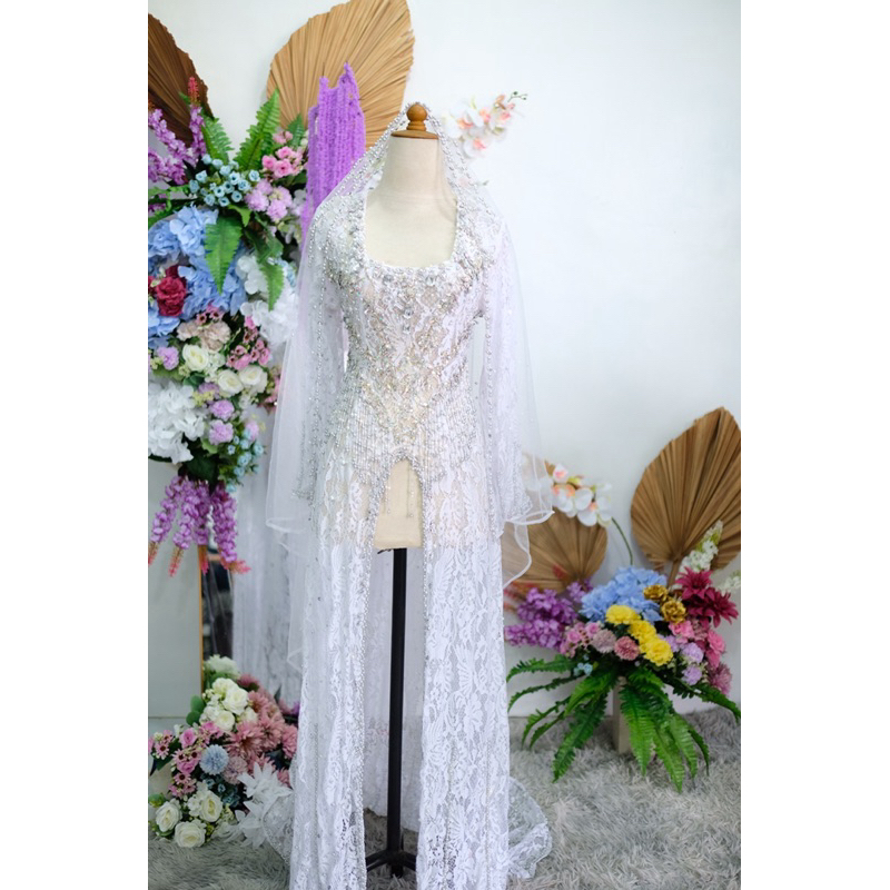KEBAYA AKAD DADA KOTAK,KEBAYA AKADNIKAH PUTIH MODERN,KEBAYA AKAD PUTIH,KEBAYA AKAD NIKAH PUTIH  MODE