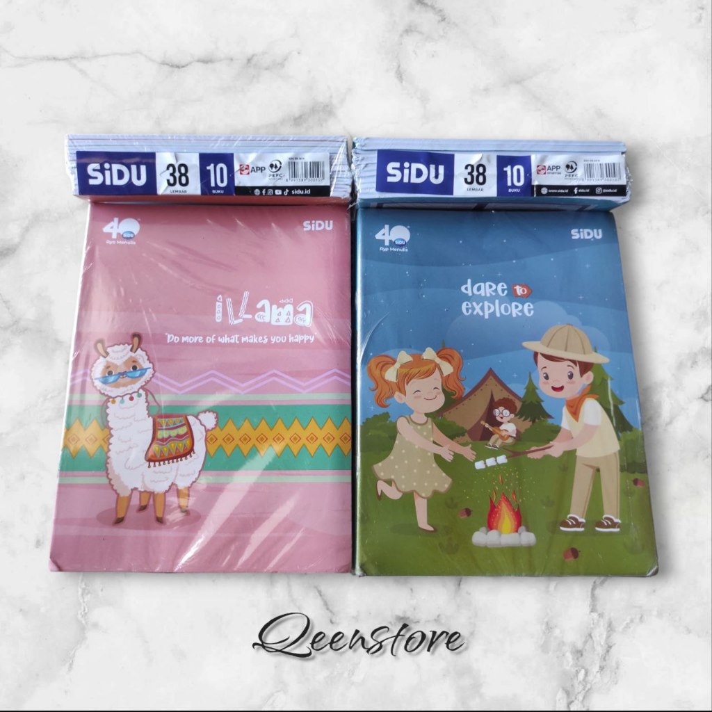 

Buku Tulis SIDU Sinar Dunia 38 1 Pack (isi 10)
