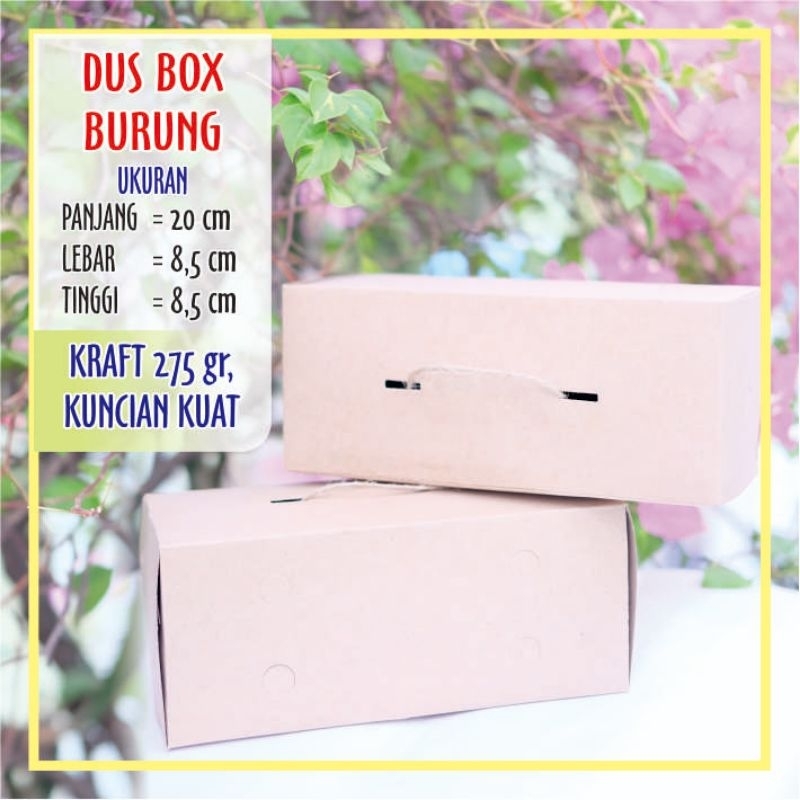 Dus Box Burung Kicau Perkutut Kertas