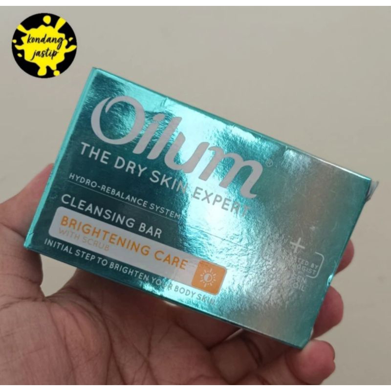 oilum the dry skin expert cleansing bar brightening care 85 gram