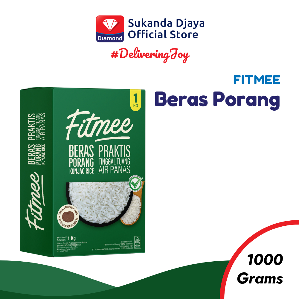 

Fitmee Beras Porang Gluten Free 1 Kg - Shirataki / Konjac Rice